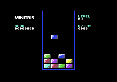 Minitris C64 preview